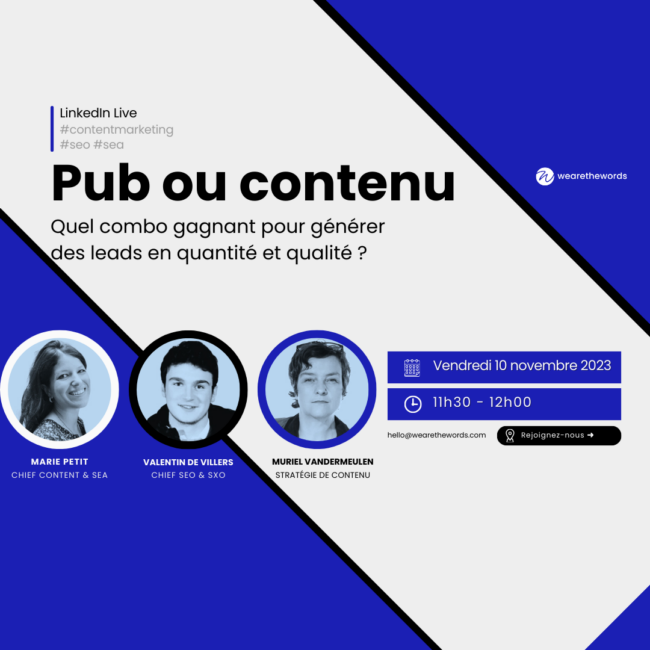 Pub ou contenu : quel combo gagnant pour générer des leads